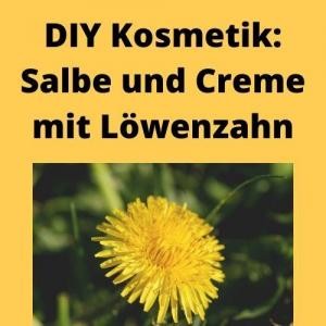 DIY Kosmetik Salbe und Creme mit Löwenzahn