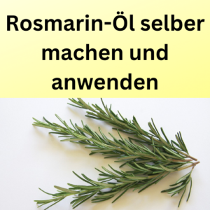 Rosmarin-Öl selber machen und anwenden